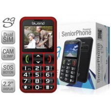 Teléfono Biwond S9 Dual SIM SeniorPhone Rojo