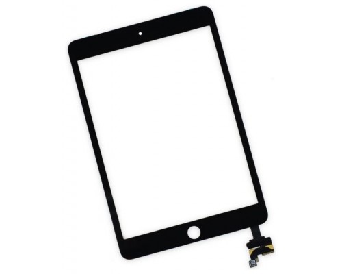 Pantalla Tactil+Boton Home Huella+Conector iPad Mini 3 Negro