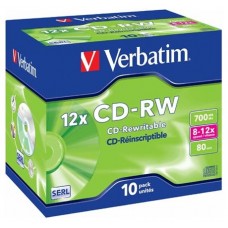 CD-RW 4X Verbatim Regrabable