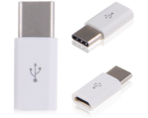 Adaptador USB 3.1 Tipo C Macho a MicroUSB 5 Pines Hembra