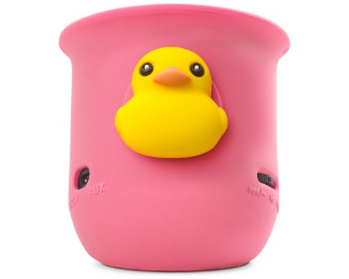 Altavoz Portátil Bluetooth Bone Play Patito Rosa