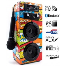 Altavoz Biwond JoyBox Karaoke Bluetooth Comic