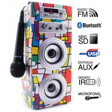 Altavoz Biwond JoyBox Karaoke Bluetooth Picasso