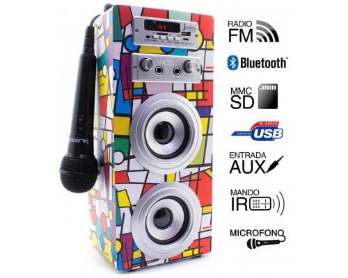 Altavoz Biwond JoyBox Karaoke Bluetooth Picasso