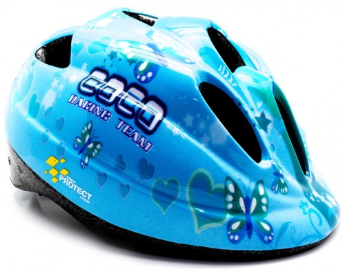 Casco de protección infantil Azul talla M (52-56 cm)