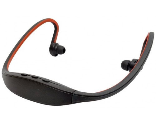 Auricular Diadema Sport MP3+Radio FM Rojo