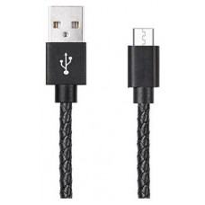 Cable USB a Micro USB 5 Pines (Carga y Transferencia) Piel 1m Biwond