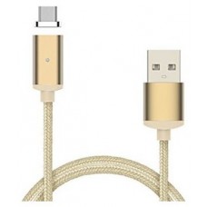 Cable USB a Micro USB 5 Pines (Carga y Transferencia) Metal Oro 1m Biwond