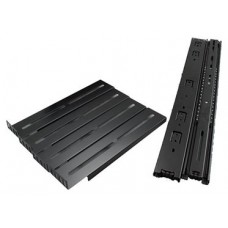 KIT DE RAILES UNYKAch 52094 PARA CAJA RACK DE 2U A 4U MATERIAL ACERO PINTADO NEGRO SISTEMA TELESCOPICO