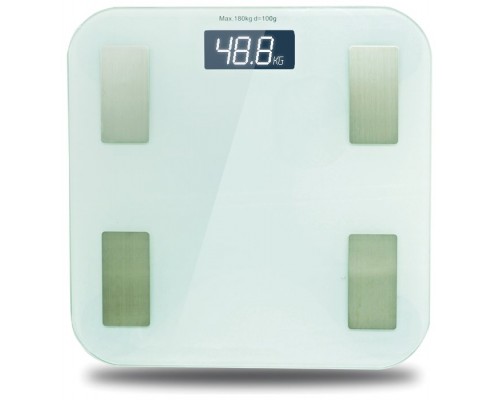 BÁSCULA INTELIGENTE BLUETOOTH 4.0 SMART FITNESS BLANCO