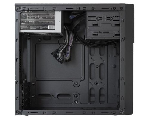 CAJA MICRO ATX UNYKAch AERO C20 COLOR NEGRO 1 BAHIAS DE 5.25 USB3.0 Y 2.0 CON FUENTE DE 500W INDICADA PARA REPARACIONES Y SUBSTITUCIONES