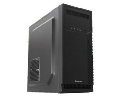 CAJA SEMITORRE ATX UNYKAch AERO C30 COLOR NEGRO 2 BAHIAS DE 5.25 USB3.0 Y 2.0 SIN FUENTE DE ALIMENTACION