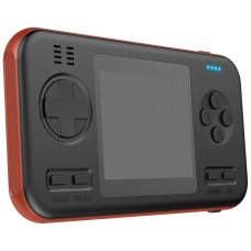 CONSOLA PORTATIL Y POWERBANK 416 JUEGOS NARANJA/NEGRO