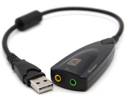 Adaptador Externo Tarjeta Sonido USB 5HV2