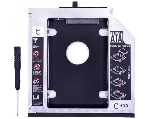 SATA Aluminio 3.0 HDD Caddy 12.7mm