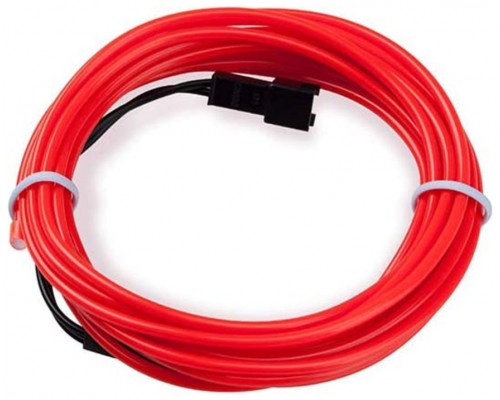 Luz Neón Flexible Rojo para Coche 5m