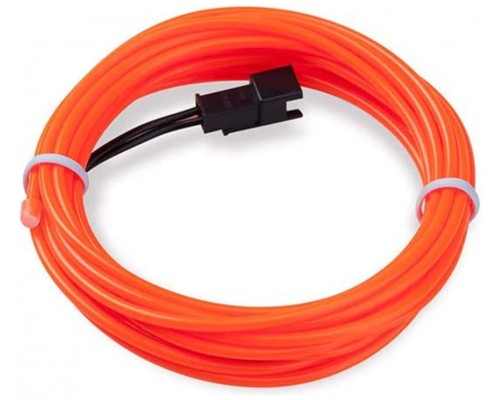 Luz Neón Flexible Naranja para Coche 5m