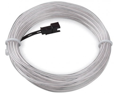 Luz Neón Flexible Blanco para Coche 5m