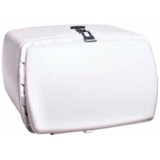 Baúl Trasero Maxi Box Con Cerradura  90L Blanco Moto