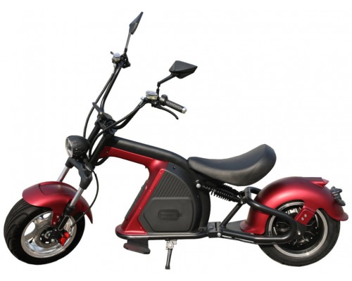 Scooter Eléctrica E-Custom 49e 2000W / 30AH Rojo