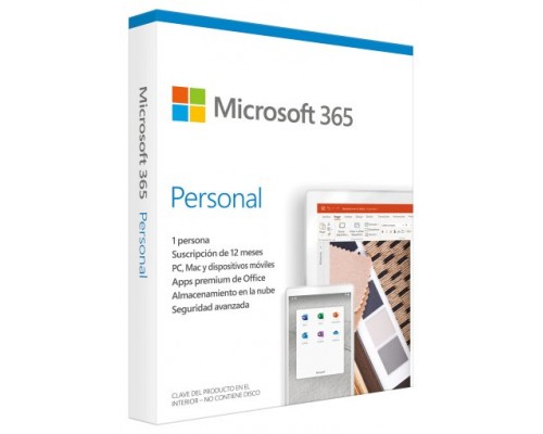 Microsoft Office 365 Personal 1-PC/MAC 1 año (DIGITAL)