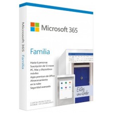 Microsoft 365 Familia 6-PC/MAC - 1 año (DIGITAL)