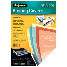 PACK 100 PORTADAS POLIPROPILENO NEGRO 280 MICRAS A4 FELLOWES 5476603