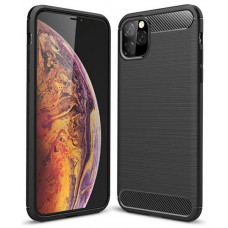 Funda iPhone 12 Pro Max 6.7" Fibra Carbono Negro