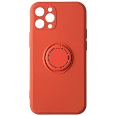 Funda iPhone 12 Pro Max 6.7" Pastel Ring Rojo