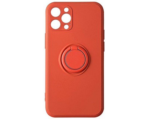 Funda iPhone 12 Pro Max 6.7" Pastel Ring Rojo