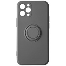 Funda iPhone 12 Pro Max 6.7" Pastel Ring Negro