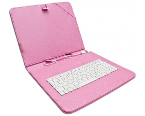 Funda Tablet Teclado 9.7" Rosa