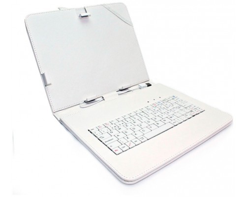 Funda Tablet Teclado 8" Blanca