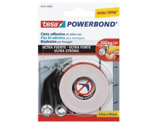 Pack de 12. TESA Powerbond Ultra Strong 1,5 m [min12]