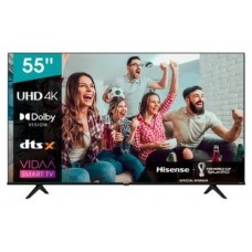 TV HISENSE 55A6BG 55" UHD 4K SLIM SMART VIDAA WIFI NEGRO HDMI USB