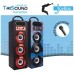 Altavoz Biwond JoyBox TriSound Karaoke Negro