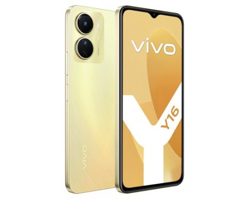 VIVO Y16 (4+128) DG smartphones 16,5 cm (6.51") SIM doble Android 12 4G USB Tipo C 4 GB 128 GB 5000 mAh Oro