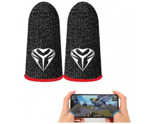 Funda Dedos Gaming Antisudor Rojo