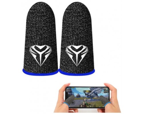 Funda Dedos Gaming Antisudor Azul