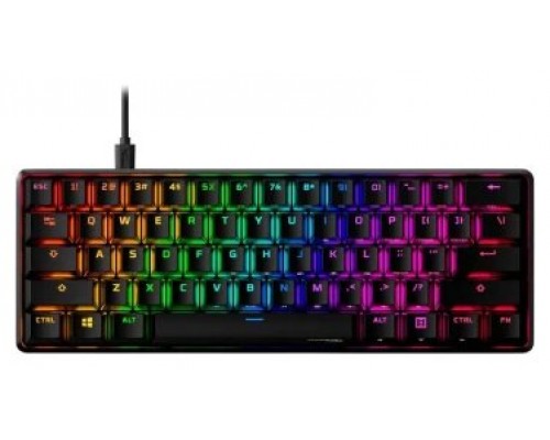 HP HYPERX ALLOY ORIGINS 60 AQUA GAMING KEYBOARD MECANICO RBG US LAYER -  56R61AA#ABA