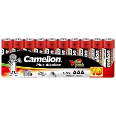 Pack 10 Pilas Plus Alcalina AAA LR03 1.5V Camelion