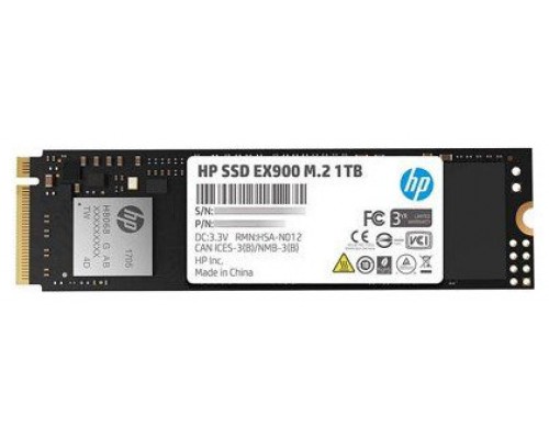 HP SSD EX900 1Tb PCIe Gen 3x4 NVMe 1.3