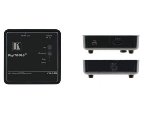 KRAMER RECEPTOR HD EXPANDIBLE. HASTA CUATRO RECEPTORES KW-14R PUEDEN RECIBIRSE DESDE UN TRANSMISOR KW-14T Y HASTA TRES TRANSMISORES KW-14T PUEDEN EMPAREJARSE CON UN RECEPTOR KW-14R. (KW-14R/EU)