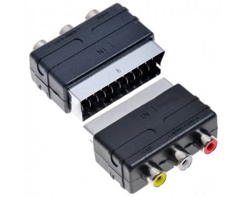 Adaptador Euroconector SCART/RCA