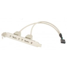 Bracket Doble USB 2x5 Pines