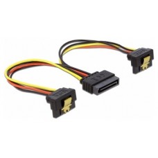 Delock Cable power sata 15pin 2x sata hdd angled