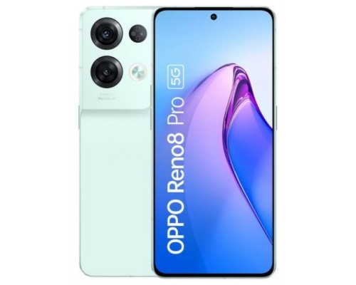 OPPO Reno 8 Pro 17 cm (6.7") SIM doble Android 12 5G USB Tipo C 8 GB 256 GB 4500 mAh Verde