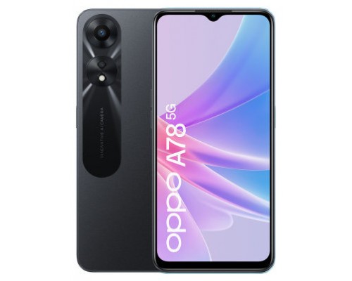 OPPO A78 5G 16,7 cm (6.56") SIM doble Android 13 USB Tipo C 4 GB 128 GB 5000 mAh Negro