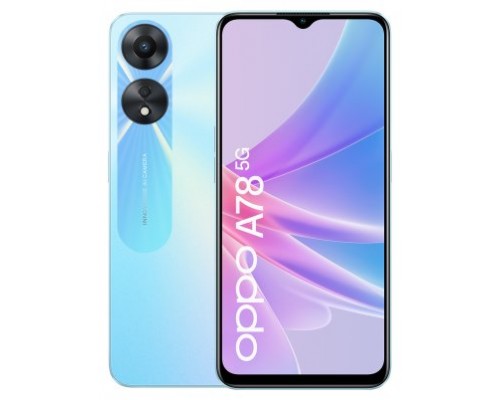 OPPO A78 5G 16,7 cm (6.56") SIM doble Android 13 USB Tipo C 4 GB 128 GB 5000 mAh Azul