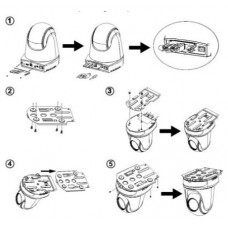 AVER ACCESORIES DL30 AND DL10 CEILING-MOUNT KIT  CEILING-MOUNT KIT BRACKETS FOR DL30 AND DL10 (60S5000000AB)